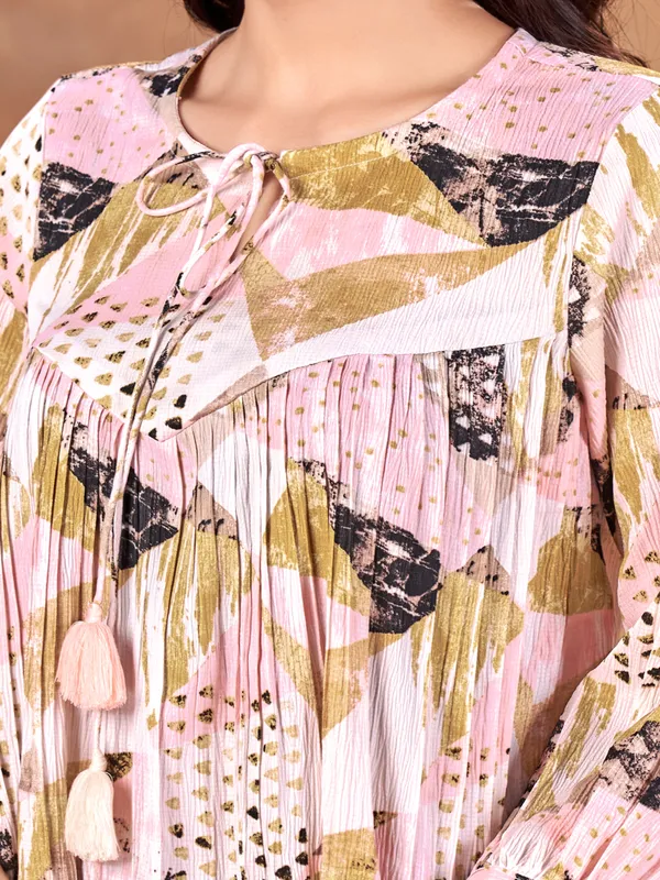 MULTI_Cotton_Silk_V-Neck_Printed_Tunic_for_women