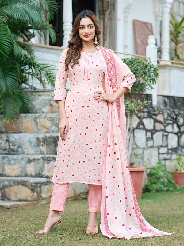 Off_White_Silk_Blend_Straight_Calf_Length_Round_Neck_Kurta_Sets_For_Women