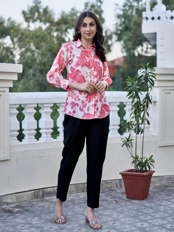 OFF_WHITE_Viscose_Rayon_Viscose_Rayon_Solid_1_Top_:_1_Pant_Co-Ord_Sets_For_Women
