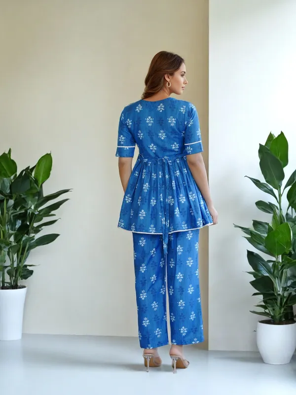 BLUE_Viscose_Rayon_Viscose_Rayon_Printed_1_Top_:_1_Pant_Co-Ord_Sets_For_Women