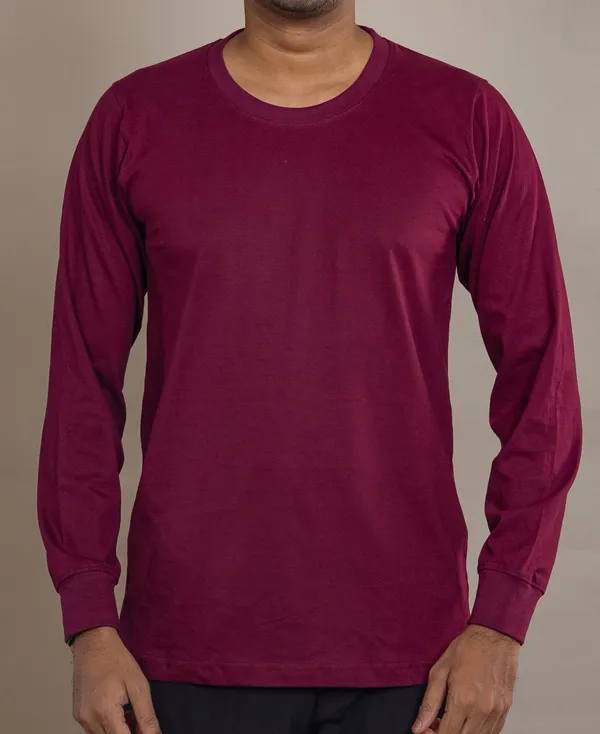 Andhra_Melange_220_Gsm_Round_Neck_T_Shirt_For_Men_Full_Sleeve