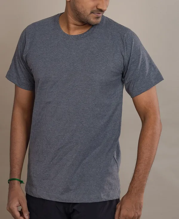 Andhra_Melange_Cotton_220_Gsm_Round_Neck_T_Shirt_For_Men