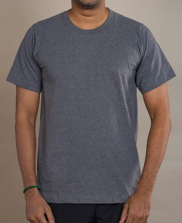 Andhra_Melange_Cotton_220_Gsm_Round_Neck_T_Shirt_For_Men