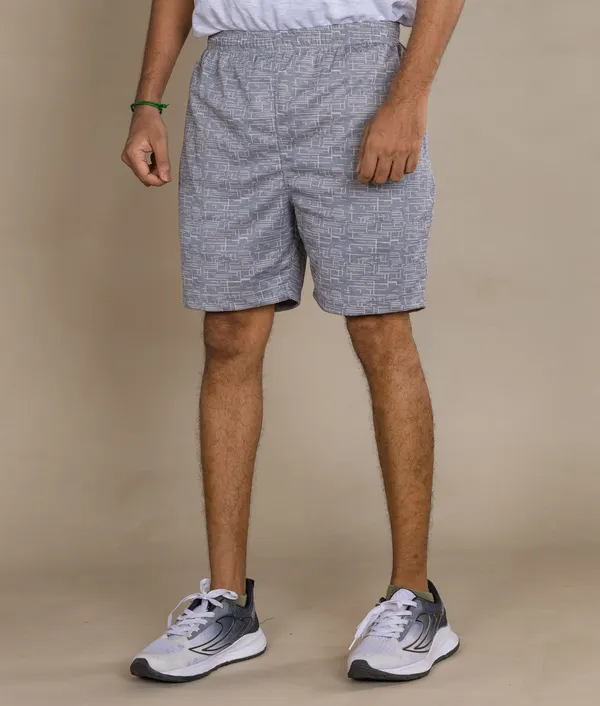 Light_Grey_Matty_Print_Shorts_For_Men