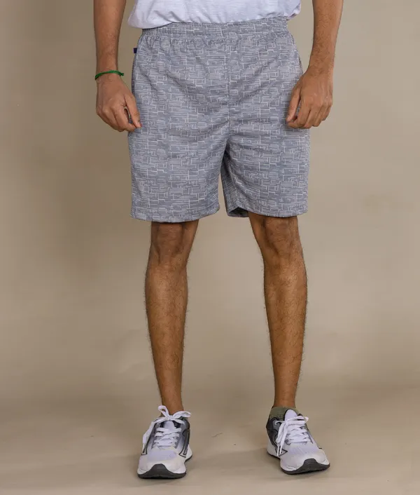 Light_Grey_Matty_Print_Shorts_For_Men