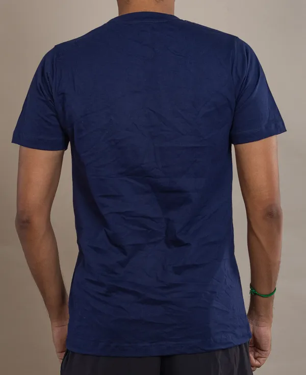 Navy_Blue_Cotton_220_Gsm_Round_Neck_T_Shirt_For_Men