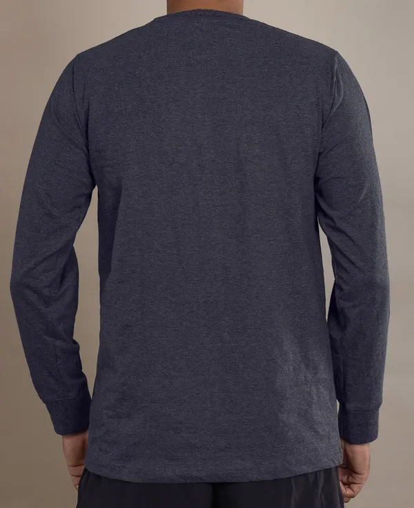 Charcoal_Melange_Cotton_220_Gsm_Round_Neck_T_Shirt_For_Men_Full_sleeve