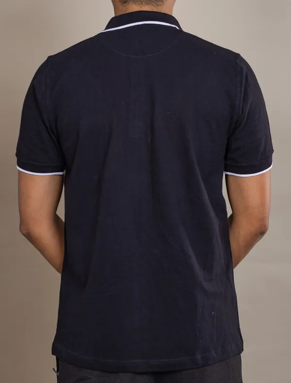 Black_Cotton_250_Gsm_Colar_T_Shirt_For_Men