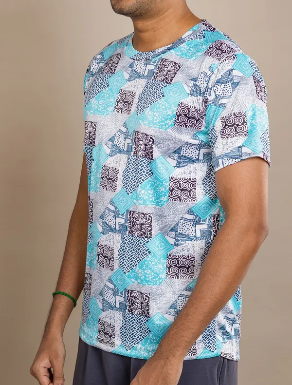Sky_Blue_Printed_Selina_Round_Neck_T_Shirt_For_Men