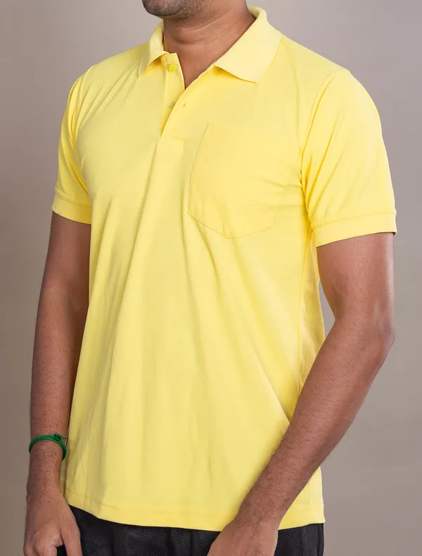 Lemon_Yellow_Mars_Fabric_Colar_Colar_T_Shirt_For_Men