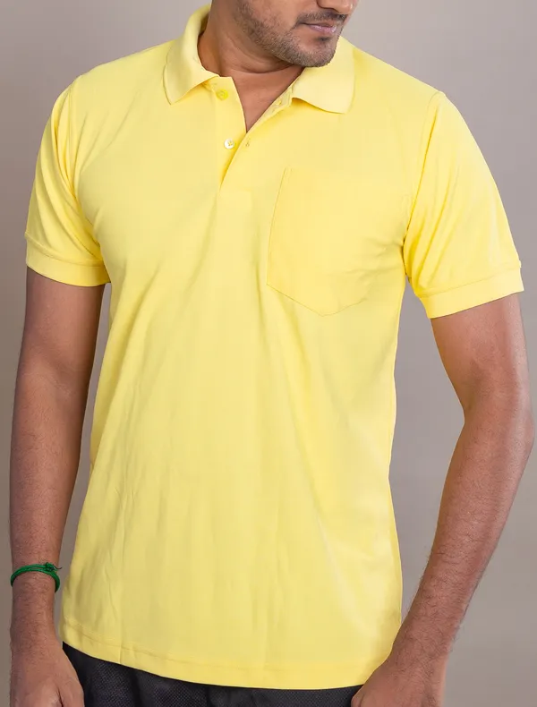 Lemon_Yellow_Mars_Fabric_Colar_Colar_T_Shirt_For_Men