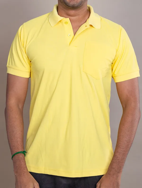 Lemon_Yellow_Mars_Fabric_Colar_Colar_T_Shirt_For_Men