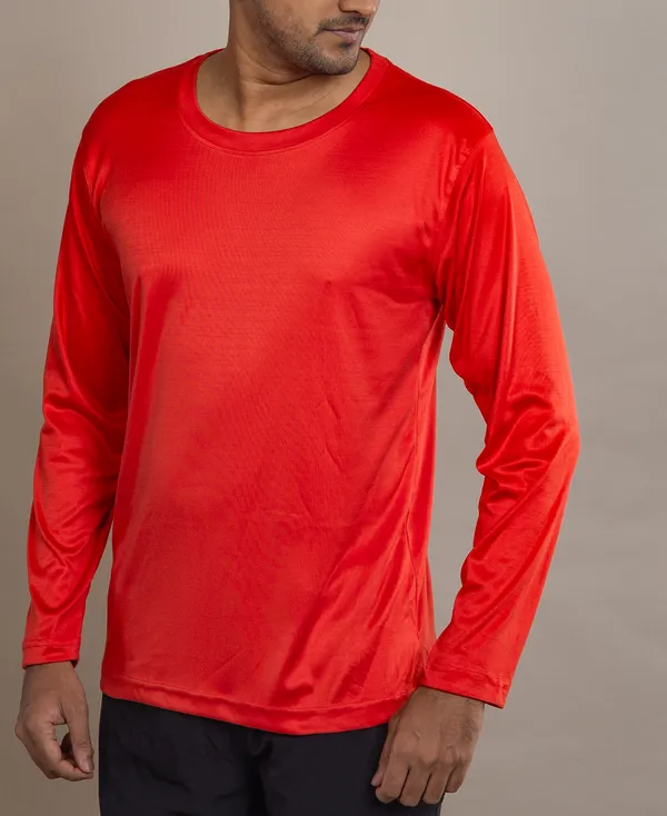 Red_Premium_Round_Neck_T_Shirt_For_Men