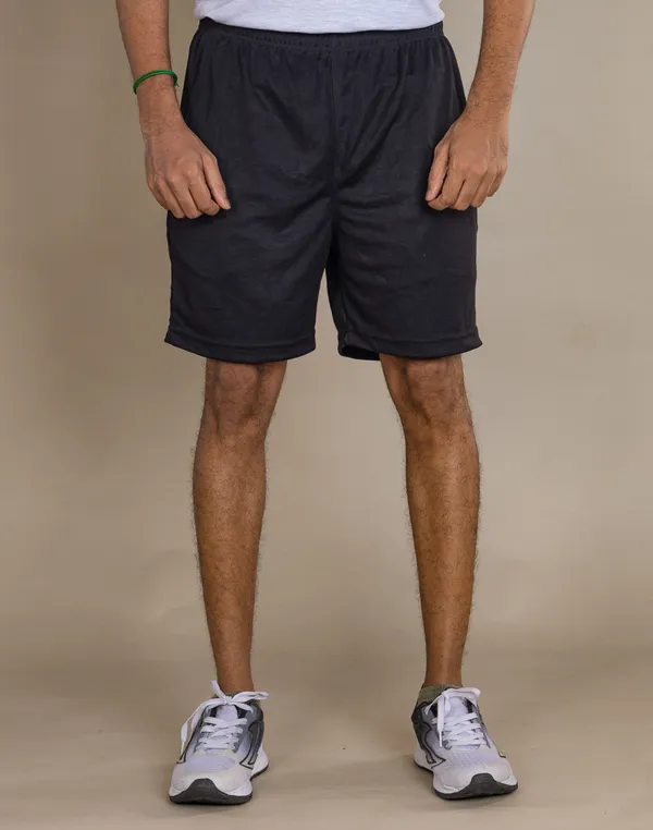 Black_Premium_Stylish_Shorts_With_Zip_For_Men