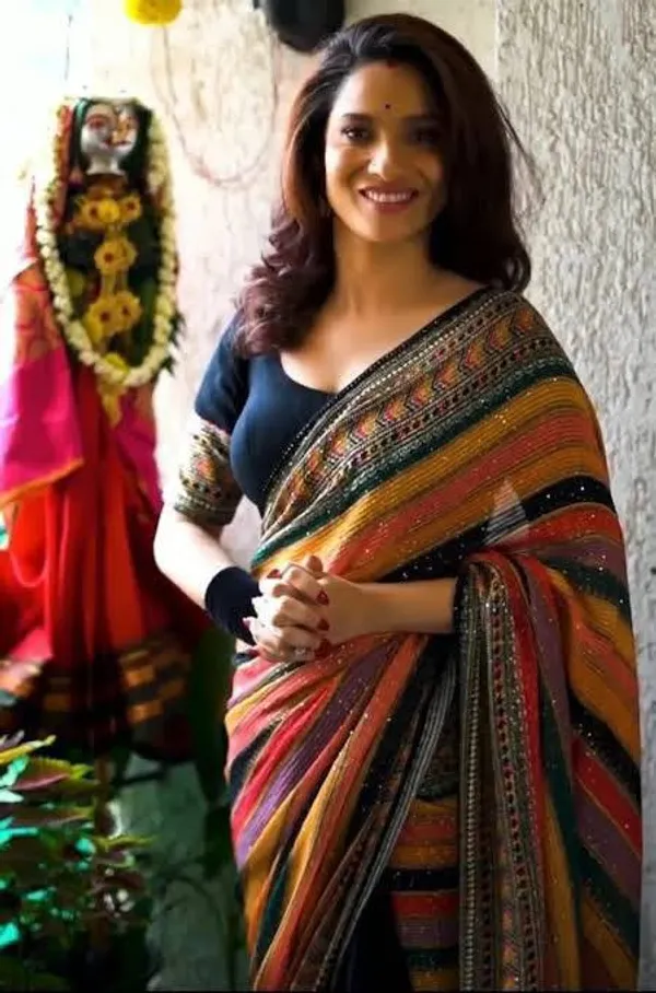 Multicolor_Premium_Soft_linen_Cotton_Saree_For_Women