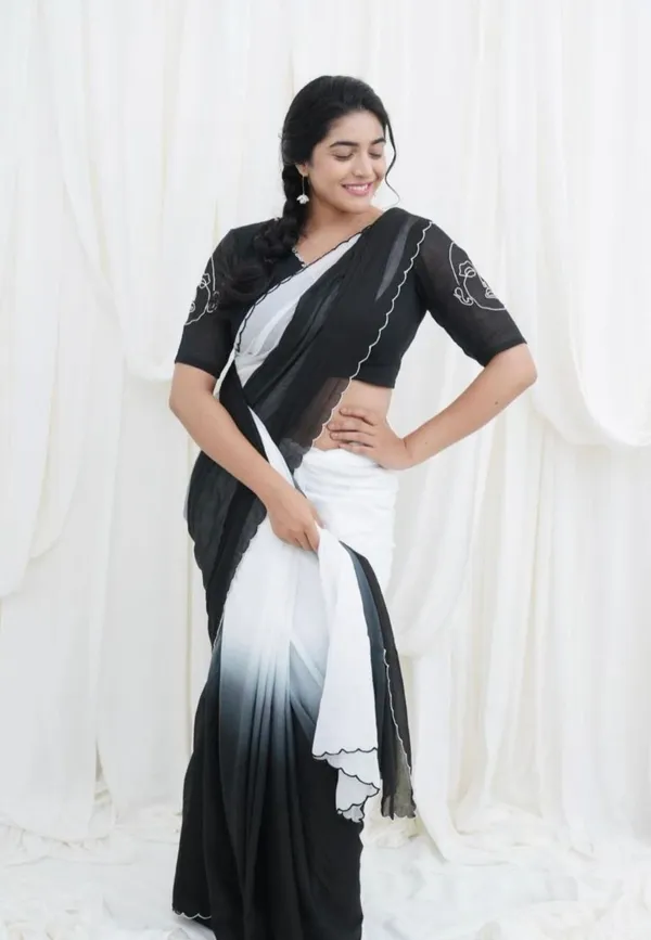 Black_&_White_Premium_Soft_linen_Cotton_Saree_For_Women