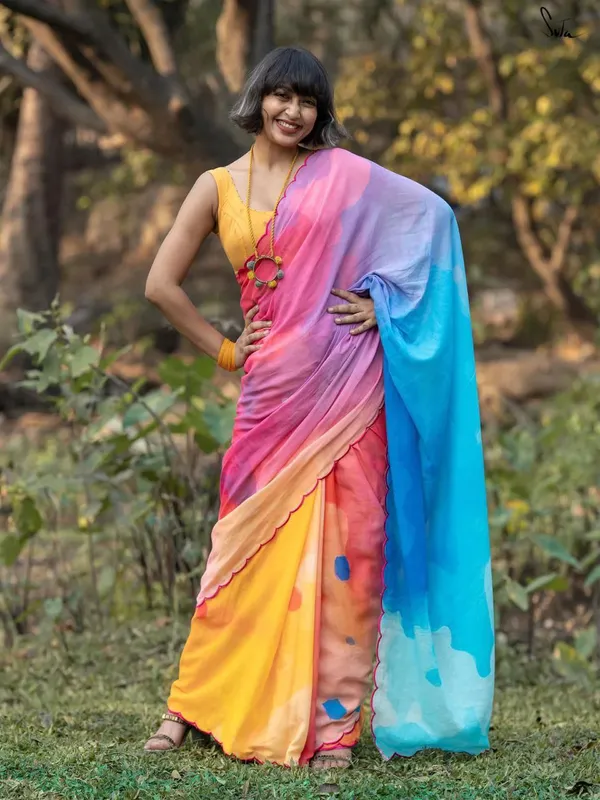 Multicolor_Premium_Soft_linen_Cotton_Saree_For_Women