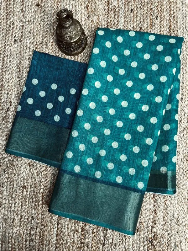 Multi_Colour_soft_linen_cotton_saree