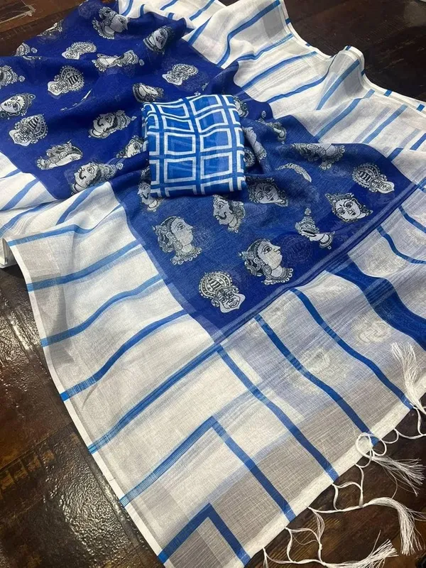 Beautiful_Design_Linen_Fabric_And_Premium_Look_Sarees