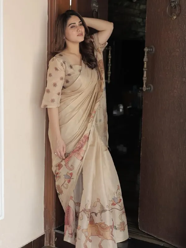 Best_Digital_Printed_Sarees_Linen_Tissue_Fabric