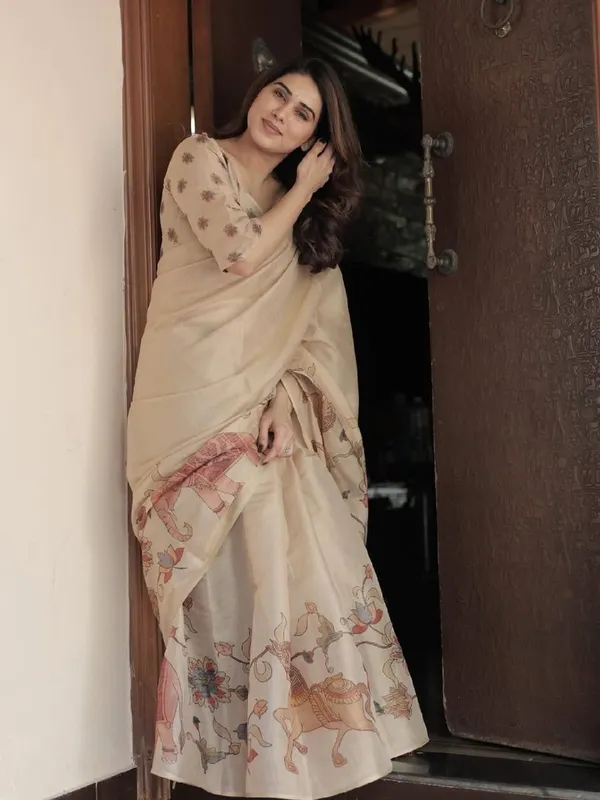 Best_Digital_Printed_Sarees_Linen_Tissue_Fabric