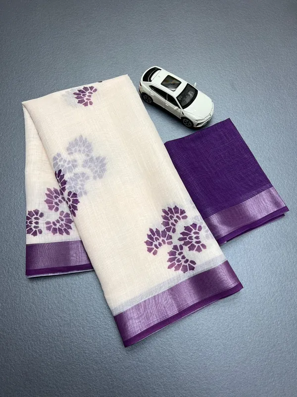 BEAUTIFUL_Wine_Colour_Border_Premium_Saree_With_Gold_Jari_Border