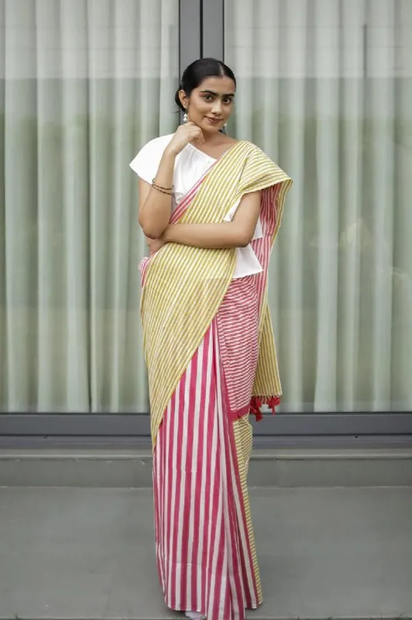 Multi_Colour_soft_linen_cotton_saree