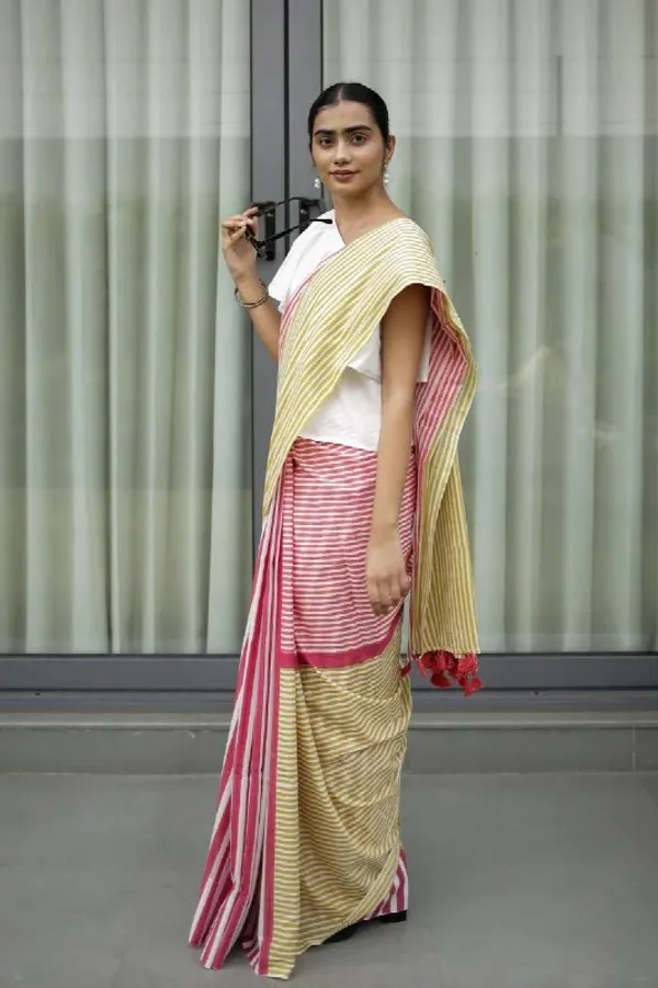 Multi_Colour_soft_linen_cotton_saree