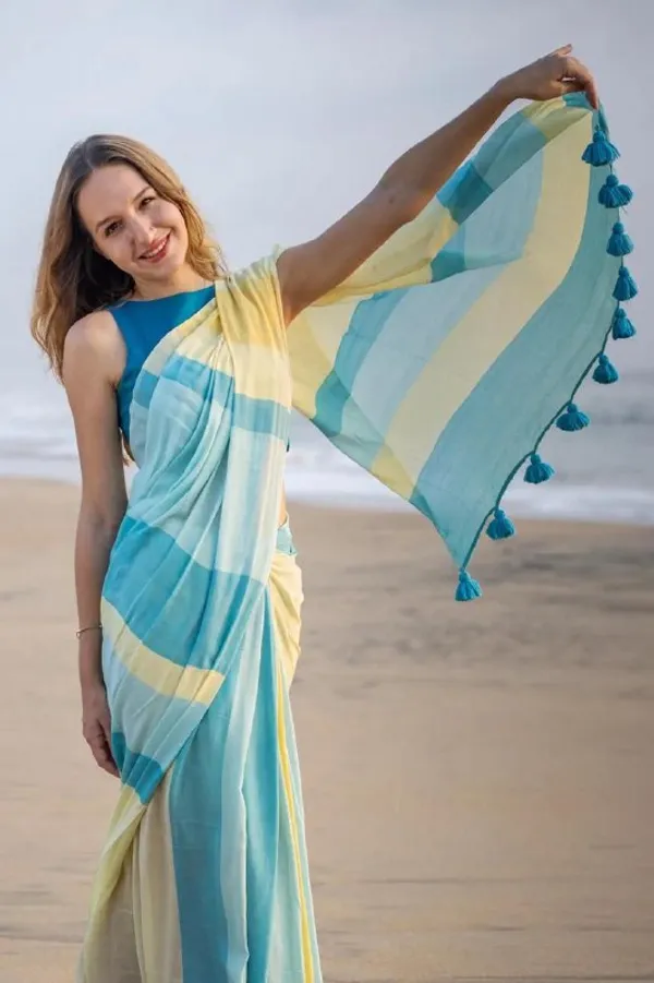 Multi_Colour_soft_linen_cotton_saree