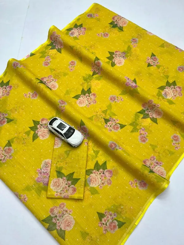 Multi_Colour_soft_linen_cotton_saree
