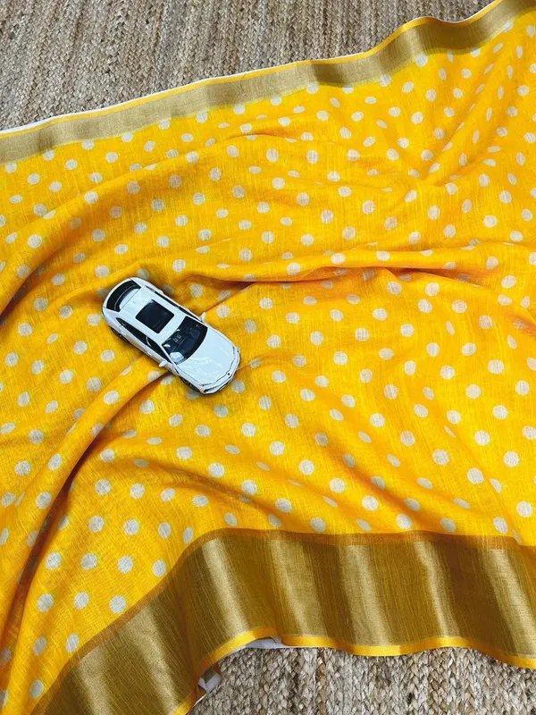 Multi_Colour_soft_linen_cotton_saree
