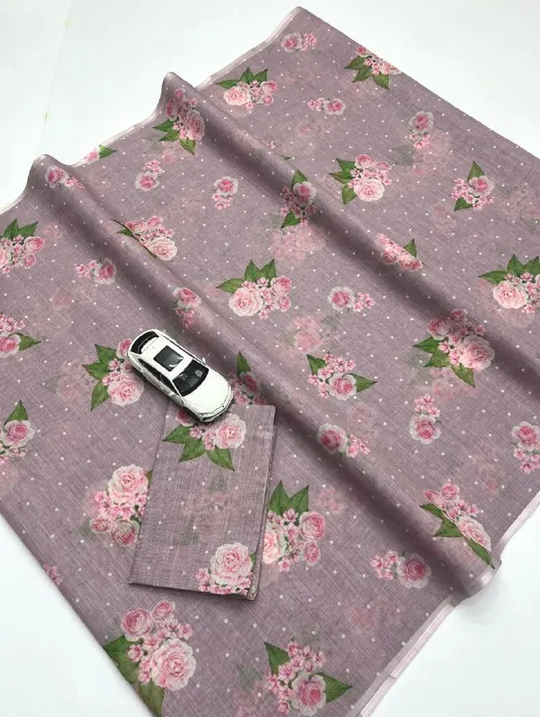 Multi_Colour_soft_linen_cotton_saree