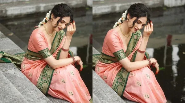 Pitch_And_Green_Best_Banarasi_Silk_Sarees