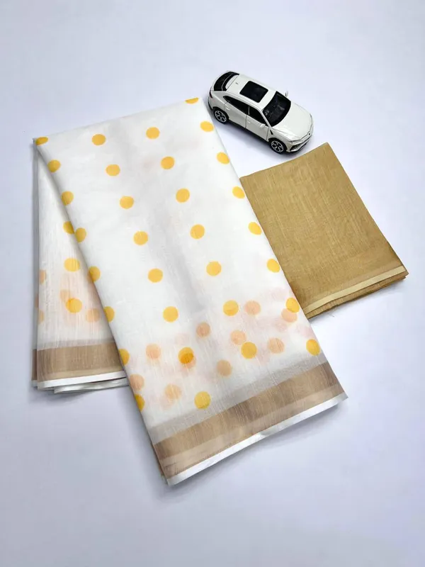 PREMIUM_Gold_jari_border_saree_with_beautiful_design