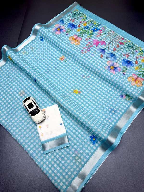 Sky_Blue_Premium_Linen_Sarees