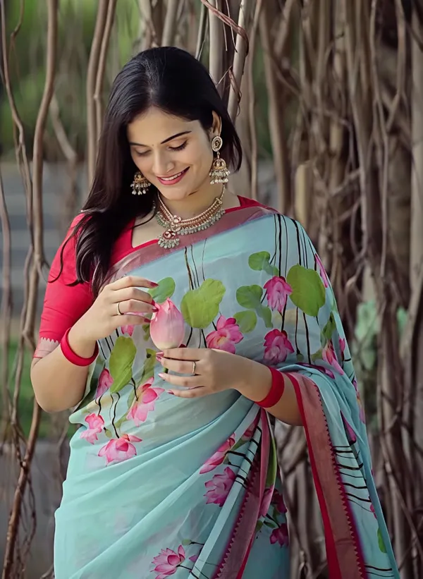 Soft_Linen_With_Jequard_Border_Saree