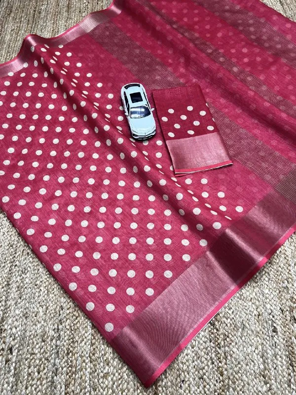 Multi_Colour_soft_linen_cotton_saree