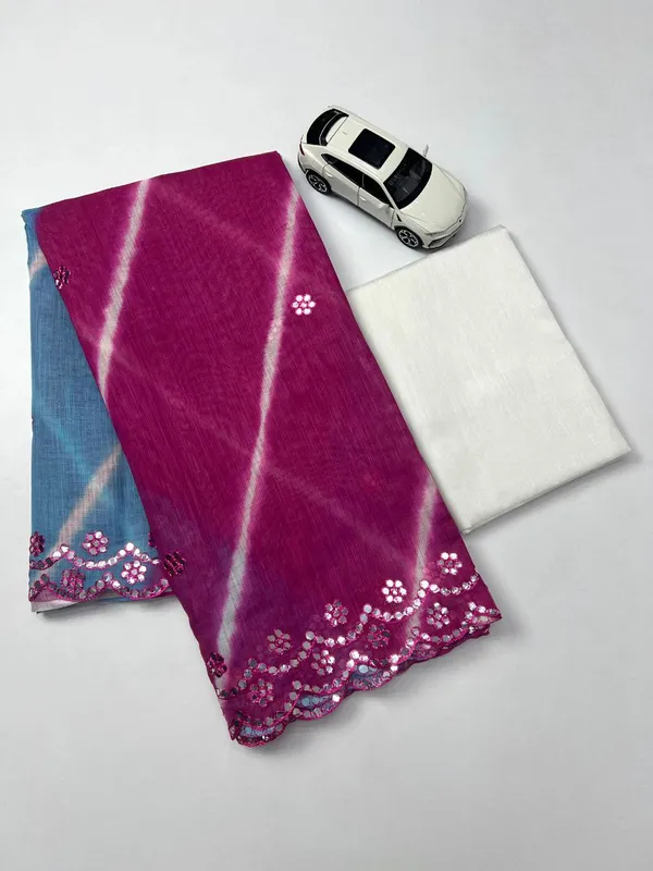 Multi_Colour_soft_linen_cotton_saree