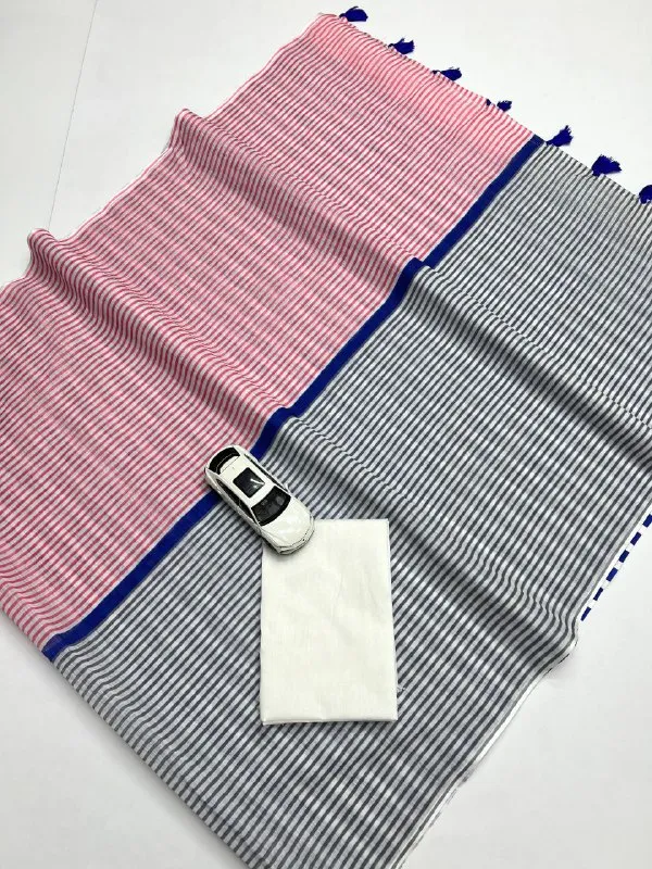 Multi_Colour_soft_linen_cotton_saree
