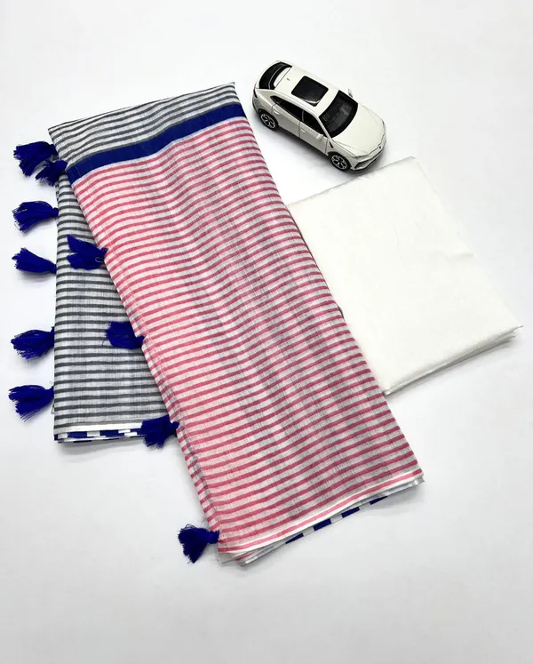 Multi_Colour_soft_linen_cotton_saree