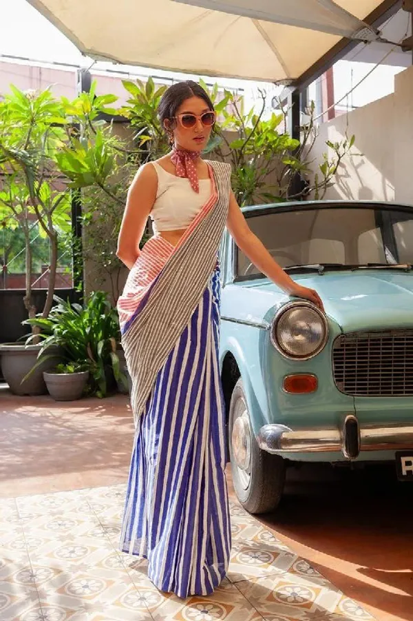 Multi_Colour_soft_linen_cotton_saree