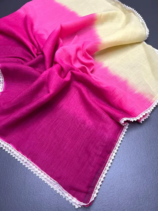 Multi_Colour_soft_linen_cotton_saree