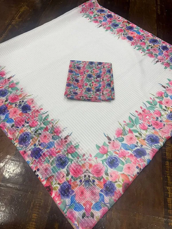 White_Premium_Soft_linen_Cotton_Saree_For_Women
