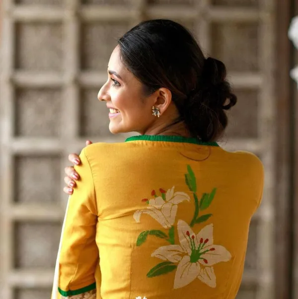 Yellow_Premium_Soft_linen_Cotton_Saree_For_Women