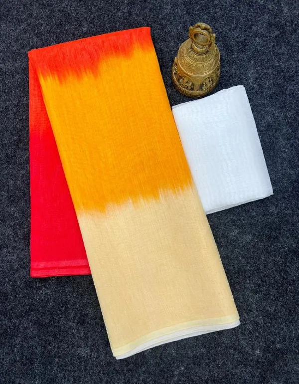 Multi_Colour_Soft_Linen_Cotton_Saree_For_Women
