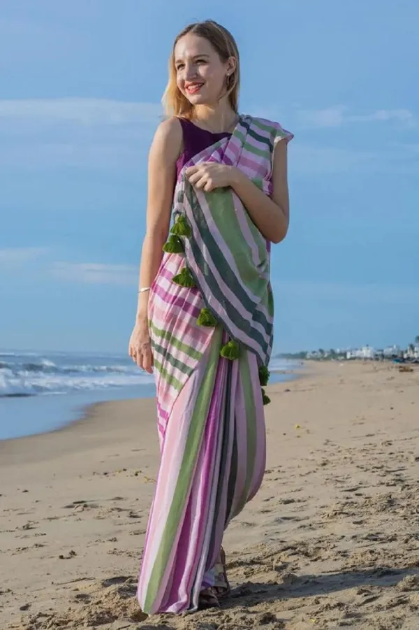 Multi_Colour_soft_linen_cotton_saree