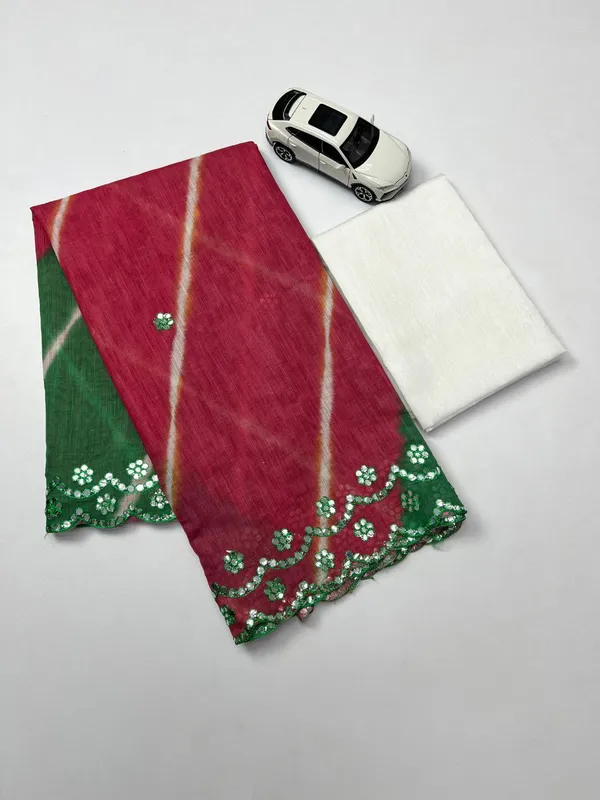 Multi_Colour_soft_linen_cotton_saree