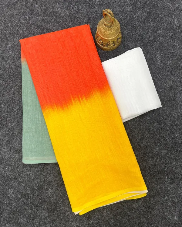 Multi_Colour_Soft_Linen_Cotton_Saree_For_Women