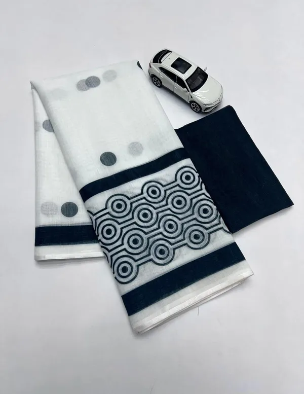 Multi_Colour_soft_linen_cotton_saree