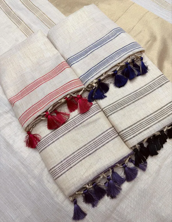 Beige_Premium_Mysore_Silk_Soft_Linen_With_Beautiful_Latkan